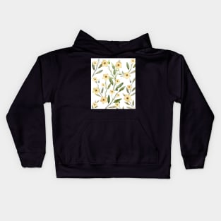 Watercolor flower #2 Kids Hoodie